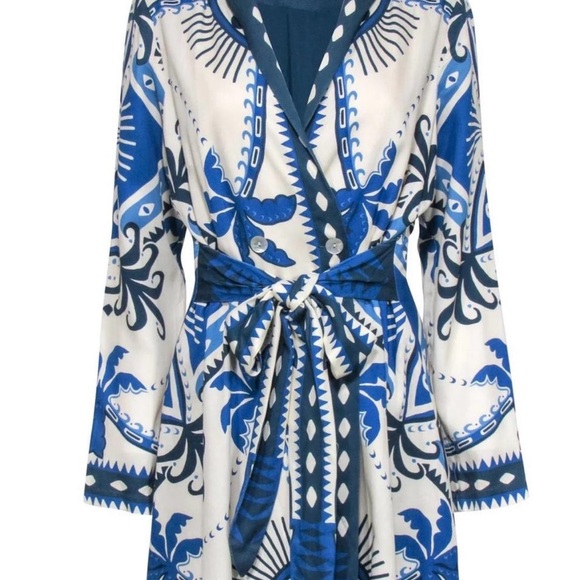 FARM Rio | Dresses | Farm Rio Long Sleeve Blazer Dress Nwt | Poshmark